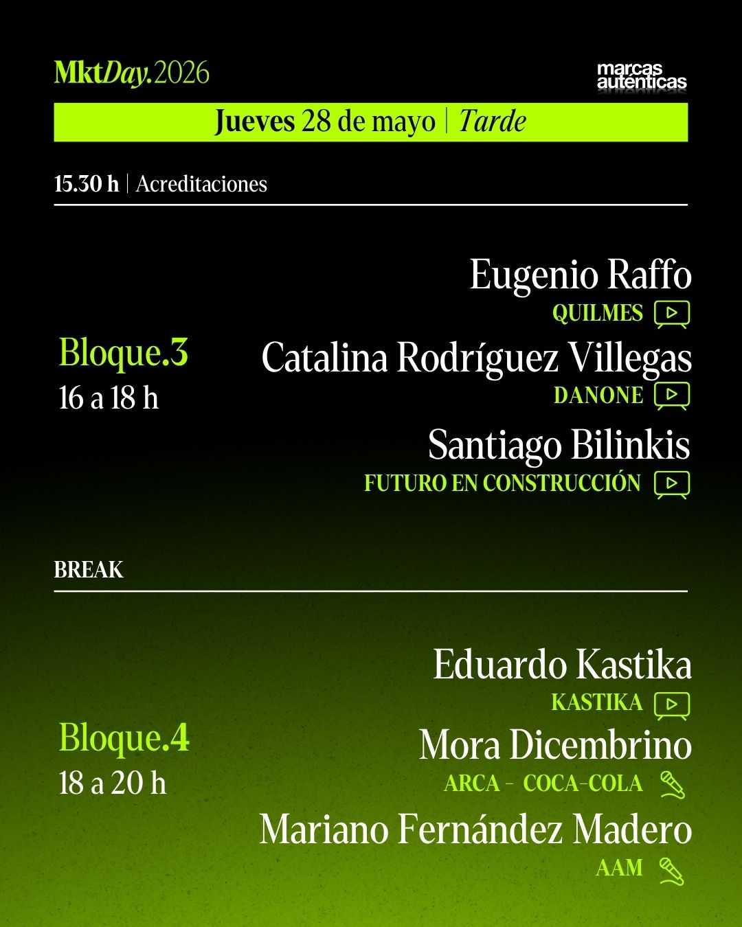 28 de Mayo - Tarde